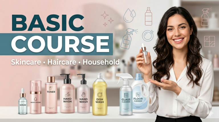 Basic Course On Cosmetics and Household Products Making