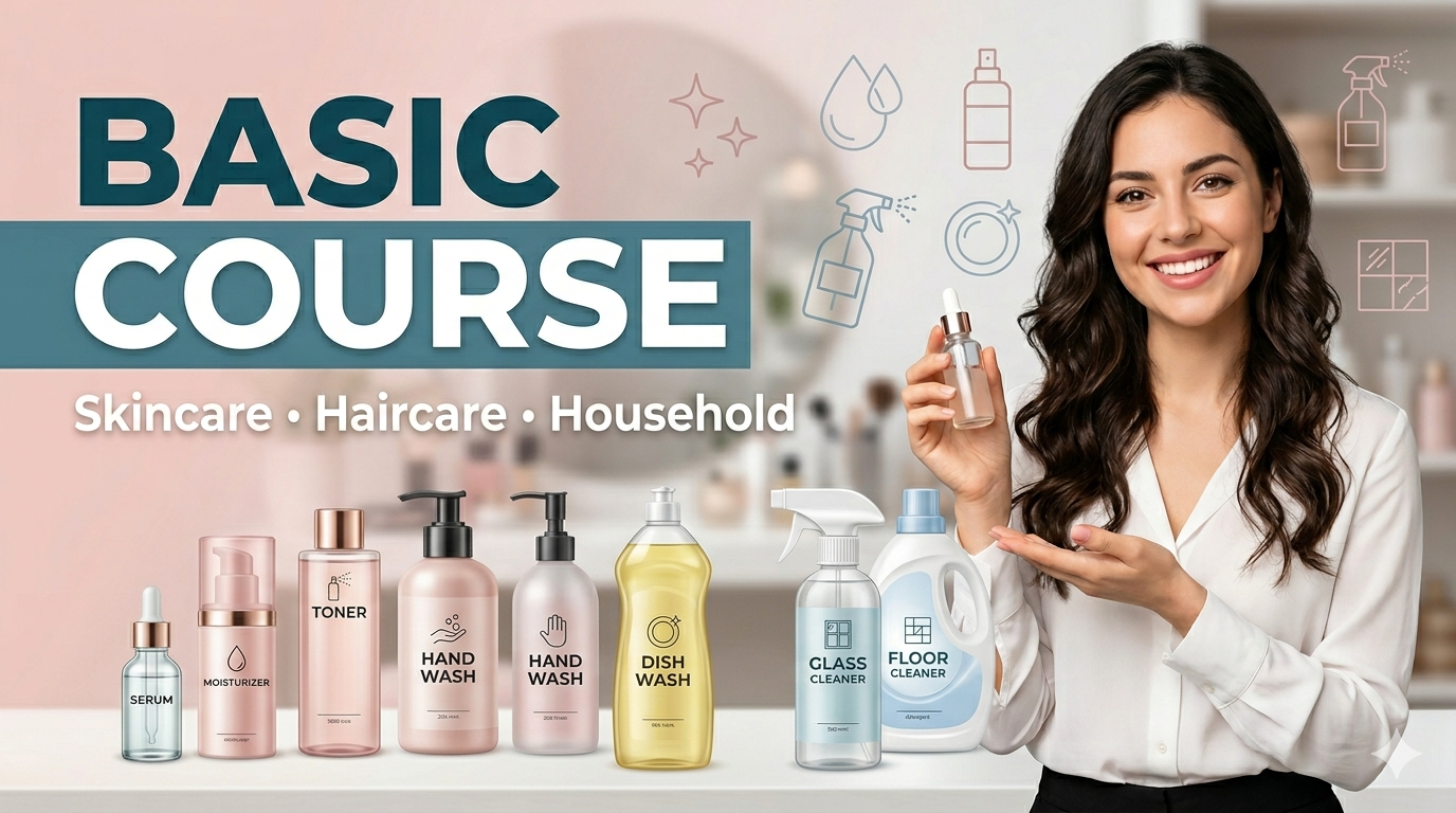 Basic Course On Cosmetics and Household Products Making