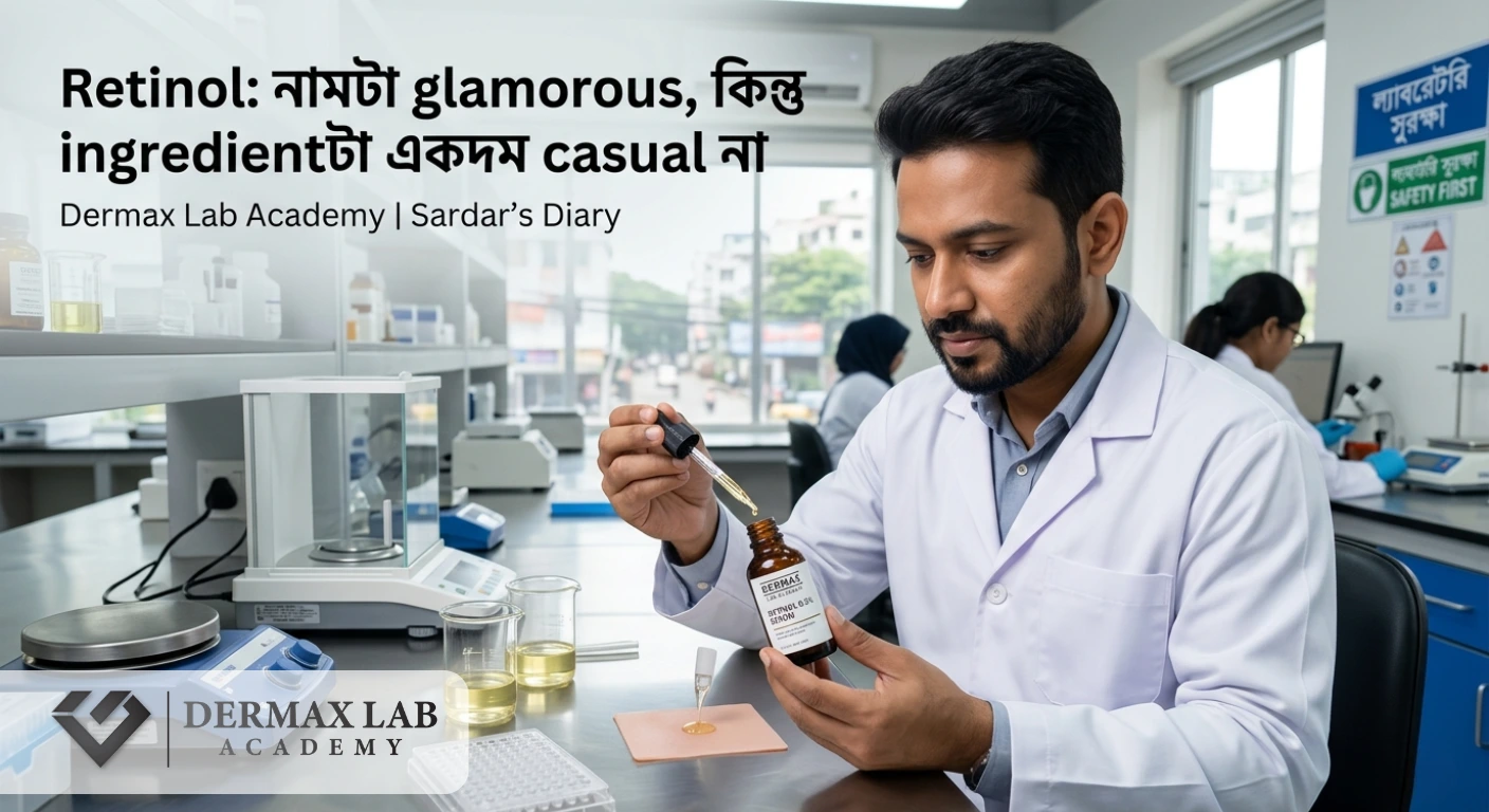 Retinol: নামটা glamorous, কিন্তু ingredientটা একদম casual না